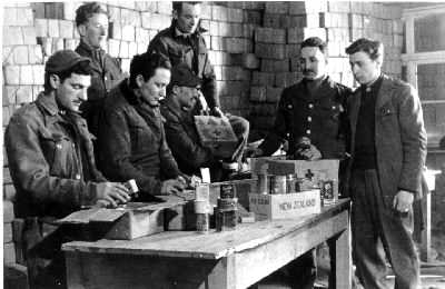 Photo of POWs Opening Red Cross Provisions