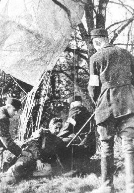 Photo of Germans Capturing an American Pilot