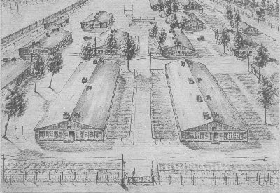 Illustration of Prison Camp